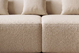 Sofa ATELIER L 330cm 3-Sitzer XXL Bouclé Beige