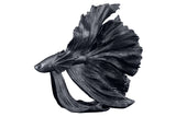 Decoration fish CROWNTAIL 65cm polyresin black