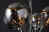 Pendant lamp GALAXY 72cm silver