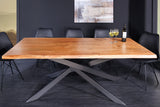 Dining table MAMMUT 200cm acacia wood 35mm honey finish