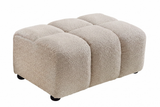 Hocker CLOUD 100cm Bouclé Champagner-Greige
