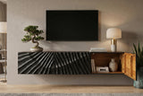 TV-Board SCORPION 160cm 3D hanging mango black