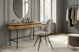 Chair SCANDINAVIA MEISTERSTÜCK leopard pattern beige grey