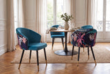 Chair MAISON CLASSIQUE midnight jungle blue-green-purple