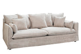 Sofa HEAVEN 200cm removable cover bouclé champagne beige