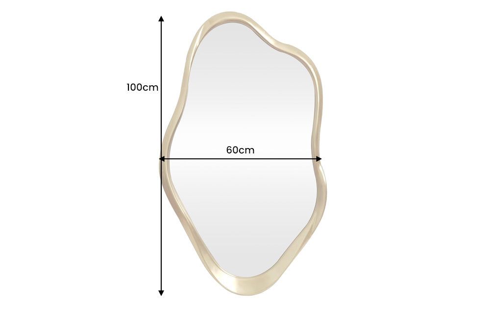 Wall mirror EMBER 100cm frame gold