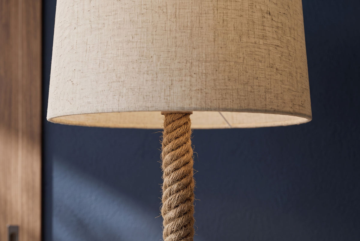 Stehlampe SEVEN SEAS 160cm mit authentischem Seil