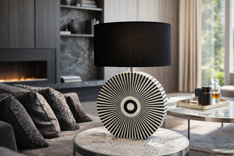 Tischleuchte Beinintarsien HARMONY NATURE 65cm