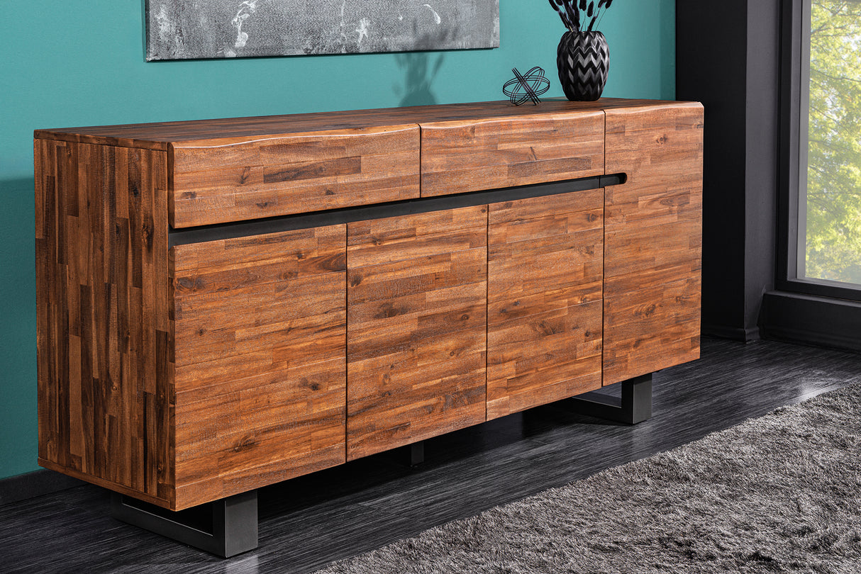 Sideboard GENESIS 170cm Akazienholz braun