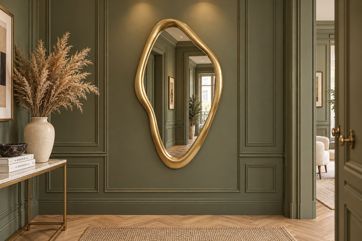 Wandspiegel MARQUISE 150 cm gold 