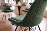 Chair SCANDINAVIA MEISTERSTÜCK  textured fabric green