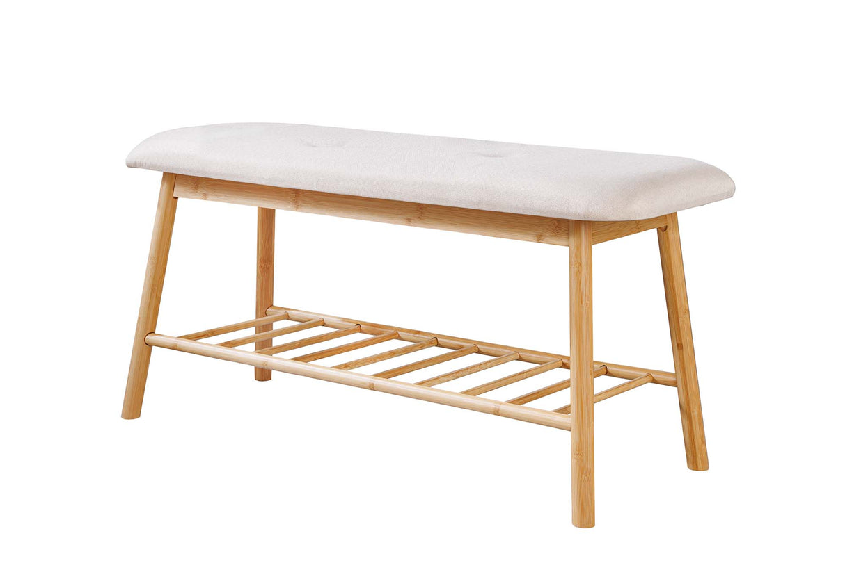 Shoeshelf ZEN-BO 90cm bamboo natural beige