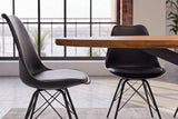 Dining table ORGANIC ARTWORK 240cm acacia wood brown