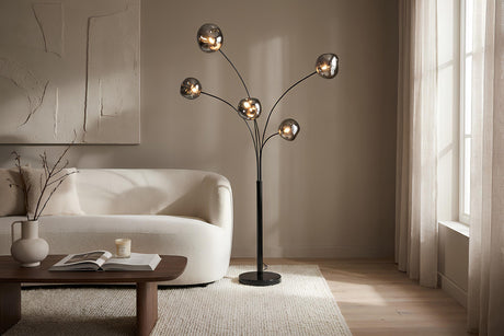 Floor lamp LIQUID DIAMOND smoke 200cm