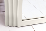 Wall mirror ART DECO 160cm white