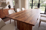 Esstisch DIAMOND 240cm Sheesham Holz Braun Stone Finish