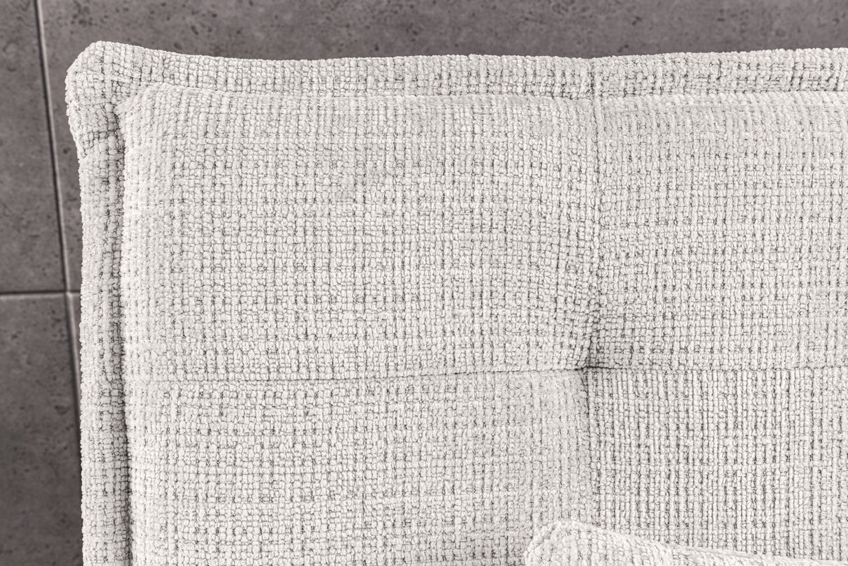 Sofa bed JAZZ 195cm 3-seater chenille fabric champagne beige