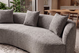 Sofa ATELIER 230cm 3-Sitzer Bouclé grau