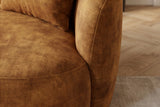 Sofa ELEMENTAL 180cm 2-Sitzer Samt senfgelb