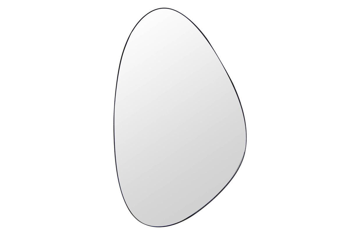 Wall mirror NOEMI 90cm asymmetric metal black