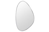 Wall mirror NOEMI 90cm asymmetric metal black