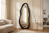 Standspiegel ORGANIC 180cm MDF schwarz