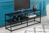 Console DURA STEEL 120cm powder-coated metal black