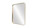 Wall mirror AMSTERDAM 100cm aluminium gold