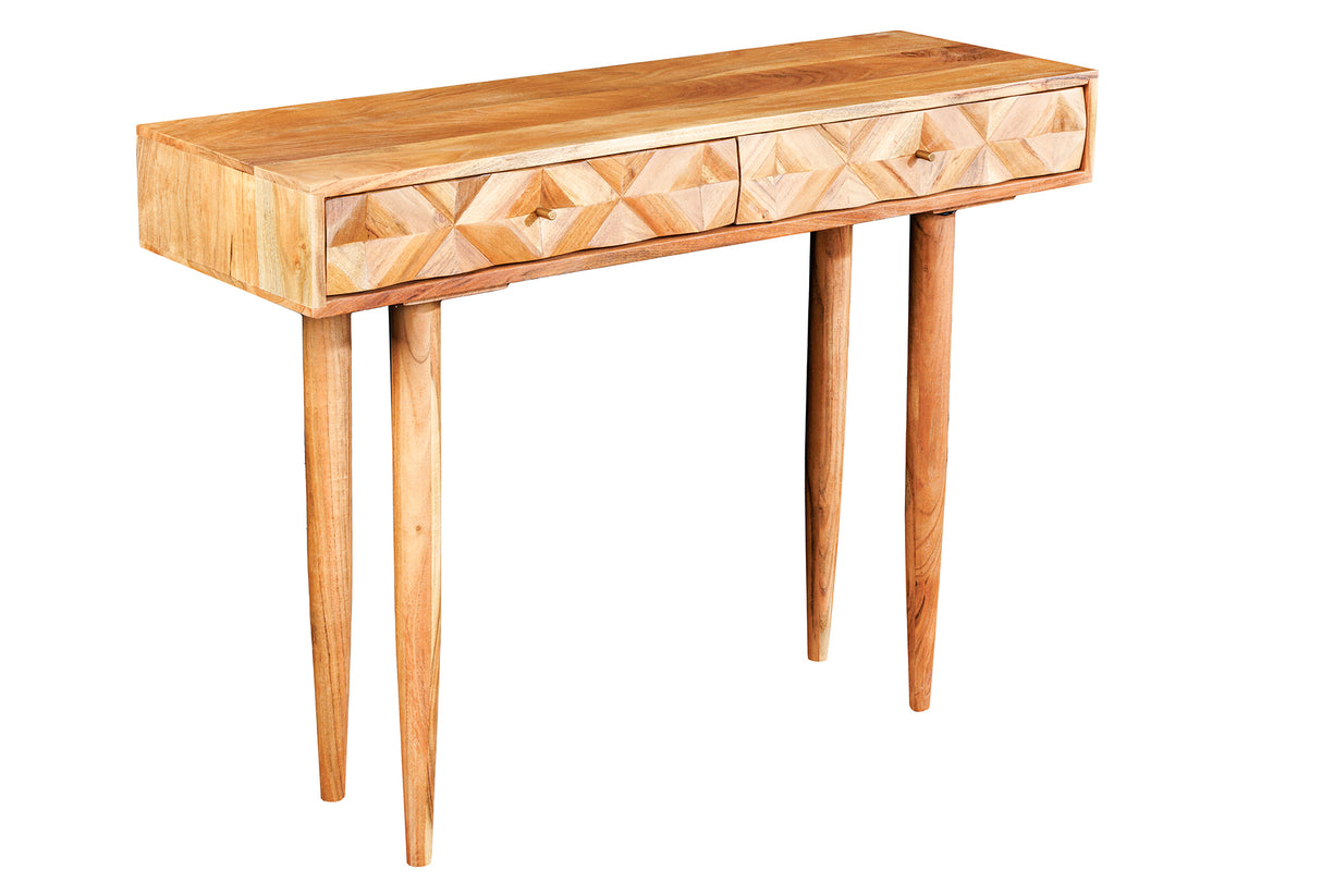 Desk ALPINE 100cm acacia honey finish