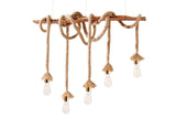 Pendant lamp SEVEN SEAS II 90cm for 5 bulbs