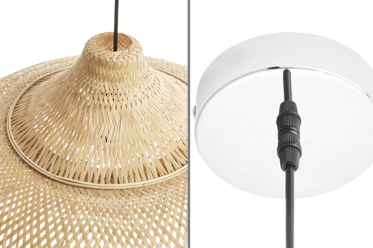 Pendelleuchte ORGANIC LIVING 60cm Bambus Natur 