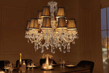 Lampenschirm 15er Set Chandelier schwarz