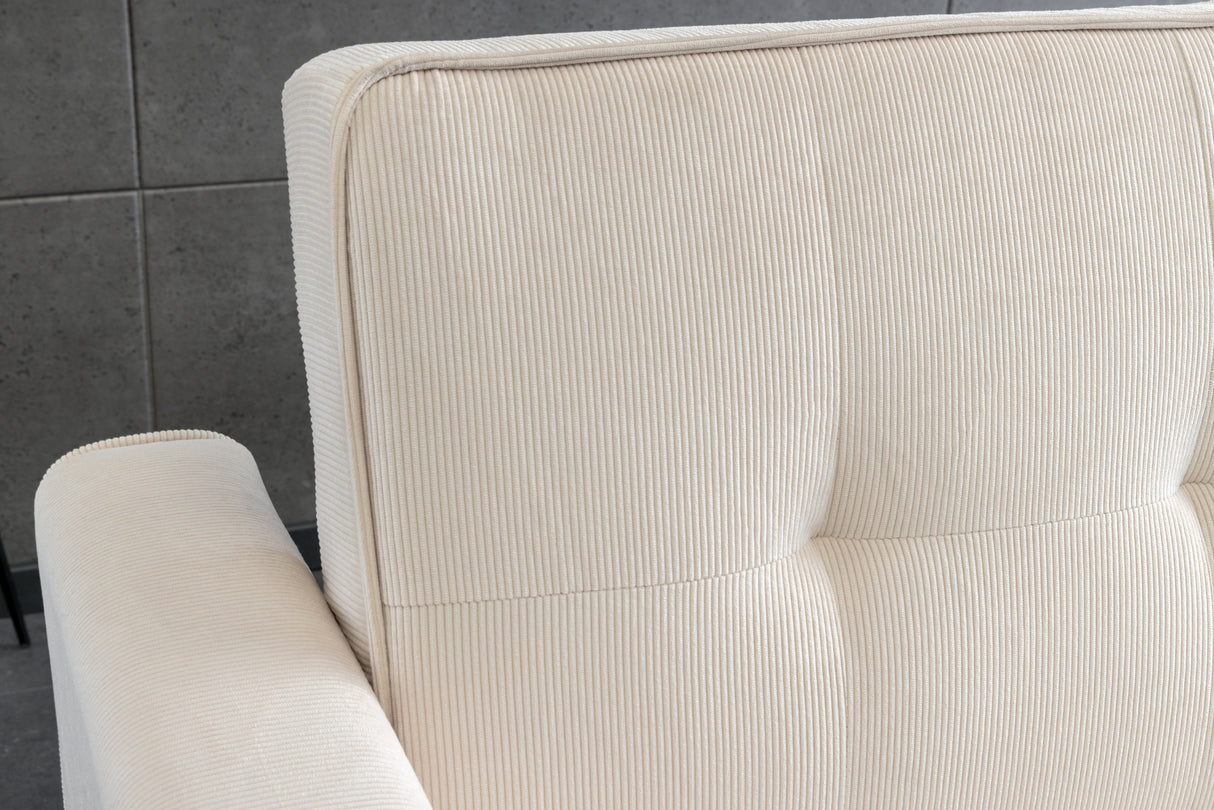 Sofa bed SMART 180cm 2-seater cord beige