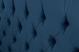 Bed PARIS CHESTERFIELD 180x200cm velvet dark blue