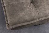 Sofa bed JAZZ 195cm 3-seater microfibre taupe