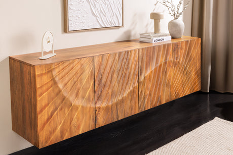 Sideboard SCORPION 180cm 3D hängend Mangoholz braun