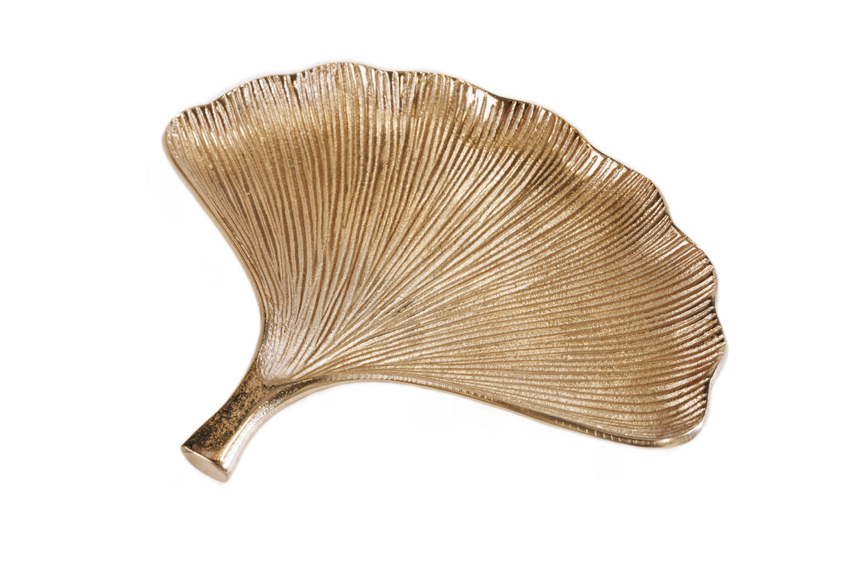 Decoration bowls GINKGO set of 3 gold