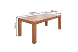 Esstisch MAKASSAR 200cm Sheesham-Holz