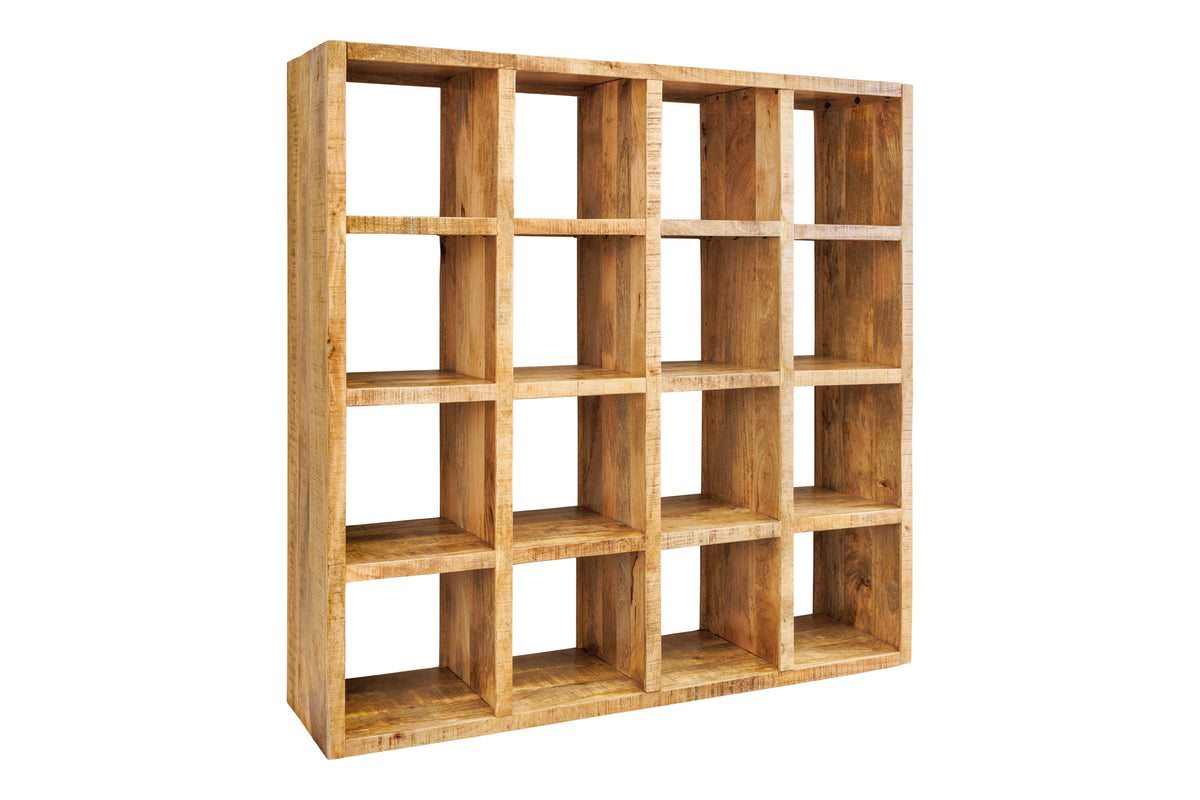 Regál IRON CRAFT 160x156cm mango natural