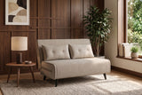Sleeping chair SMART MULTIFUNCTION 140cm velvet champagne
