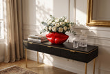 Glamour decoration vase LIP 40cm lips red