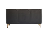 Sideboard GOLDEN SUNSET 140cm 3D mango wood black