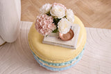 Side table MACARONS 50cm fibre glass multicoloured