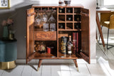 Bar cabinet MYSTIC LIVING 75cm acacia wood