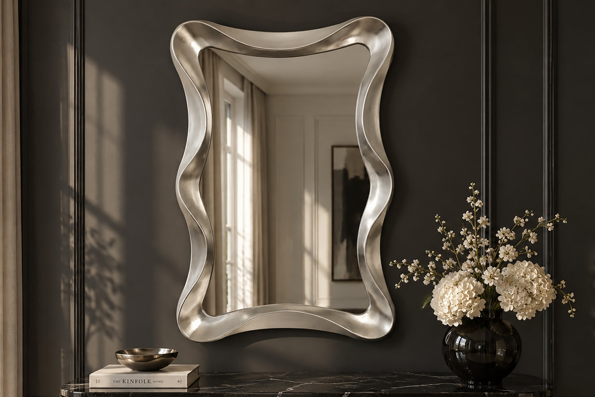 Wandspiegel ALICE 120 cm silber
