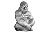 Figur KONG 43cm Gorilla silber