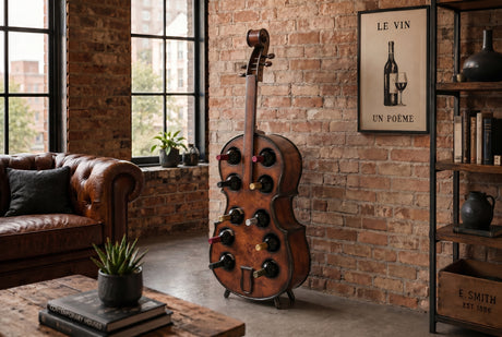 Weinregal CELLO 135cm für 10 Flaschen Kiefernholz