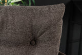 Barhocker BIG GEORGE mit Armlehnen Flachgewebe Samt taupe drehbar