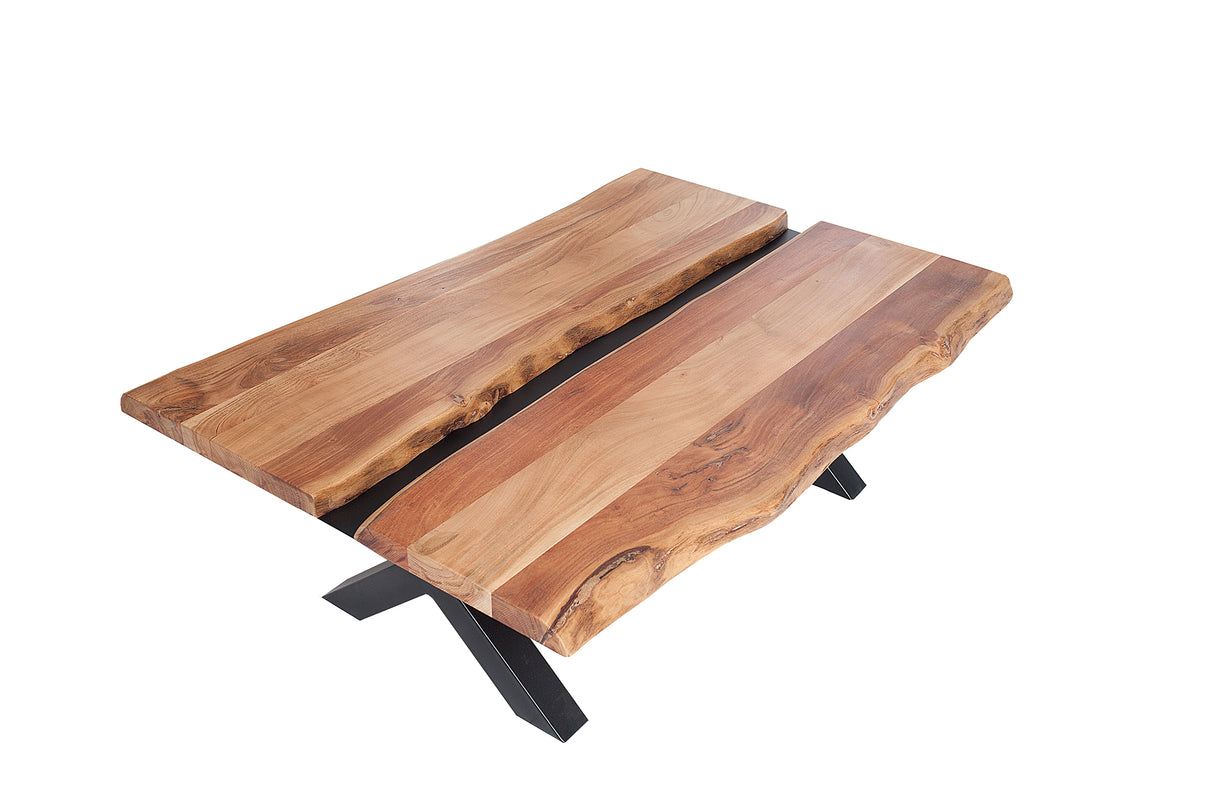 Coffee table AMAZONAS 110cm massive acacia wood