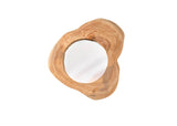 Mirror REFLECT 31cm teak wood